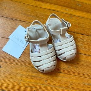Liewood Bre beach jelly sandals in sandy size us 6/ eur 21 NWT